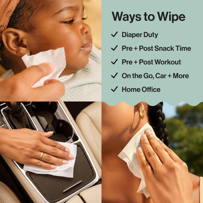 The Honest Company Baby Wipes for Sensitive Skin, Hypoallergenic, Fragrance-Free, Multi-Use, Pattern Play Design, 720 Count (10 Packs of 72)